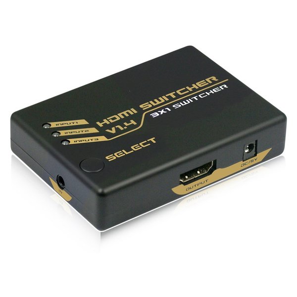 Quest Technology International HDMI Automatic Switch W/Remote - 3X1 Switcher HDI-4431